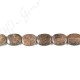 Bronzite Flat Rectangle Beads