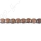 Bronzite Flat Square Beads