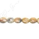 Crazy Agate Flat Oval Beads