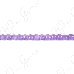 Cape Amethyst Heart Beads