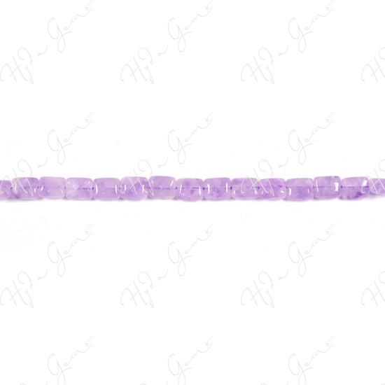 Cape Amethyst Flat Rectangle Beads