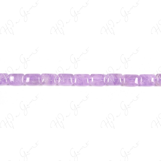 Cape Amethyst Flat Rectangle Beads