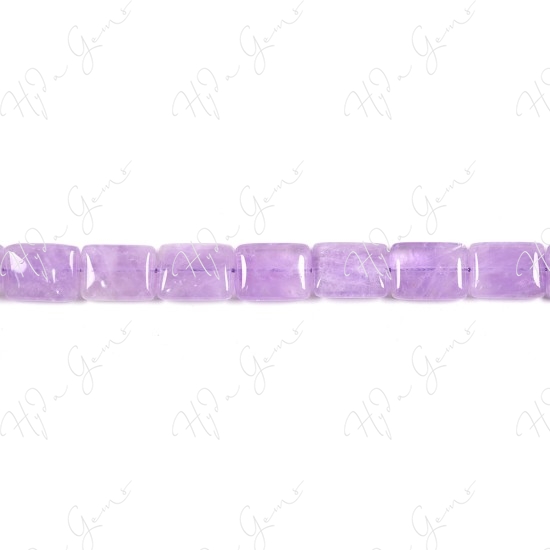 Cape Amethyst Flat Rectangle Beads