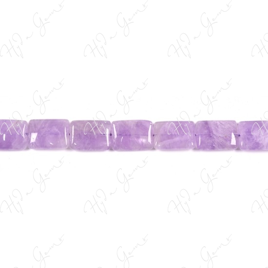 Cape Amethyst Flat Rectangle Beads