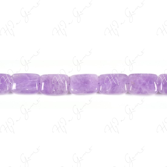 Cape Amethyst Flat Rectangle Beads