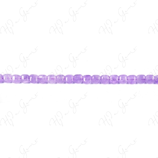 Cape Amethyst Flat Square Beads