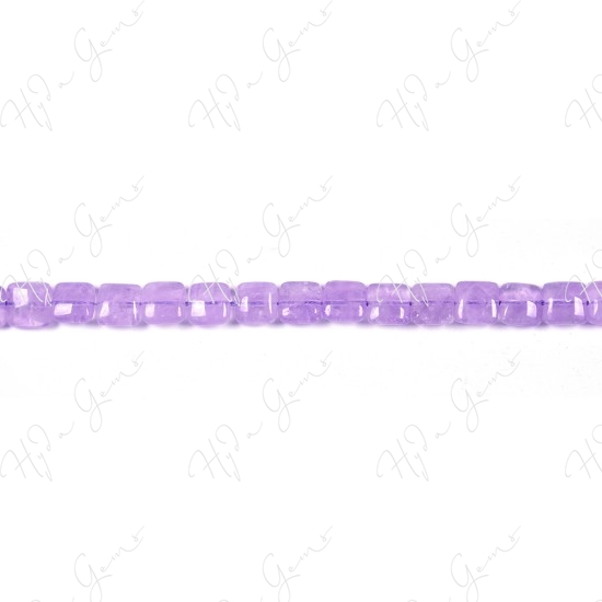 Cape Amethyst Flat Square Beads