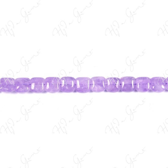 Cape Amethyst Flat Square Beads