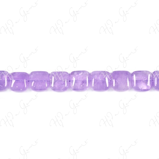 Cape Amethyst Flat Square Beads