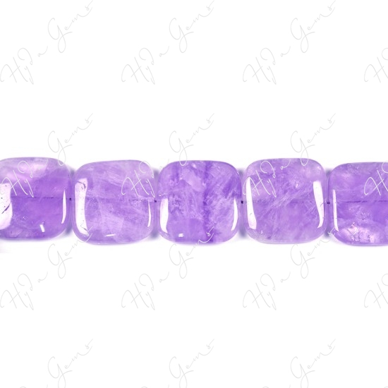 Cape Amethyst Flat Square Beads