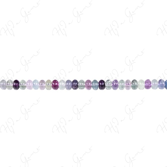 Fluorite Roundel Beads