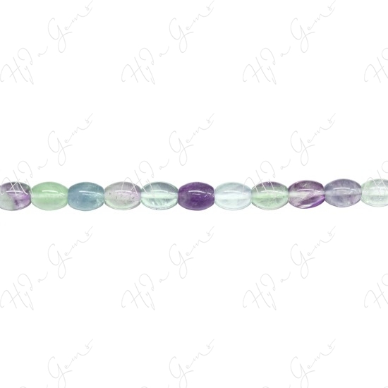 Fluorite Rice Beads