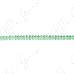 Green Fluorite 4-Face Lattern Beads