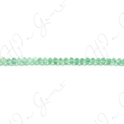 Green Fluorite 6-Face Lattern Beads