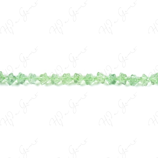 Green Fluorite Cube Beads