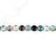 Rainbow Fluorite Coin Beads