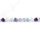 Rainbow Fluorite Cube Beads