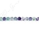 Rainbow Fluorite Cube Beads