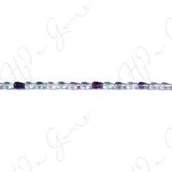 Rainbow Fluorite Drop Beads