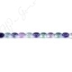 Rainbow Fluorite Drum Beads