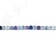 Rainbow Fluorite Plum Flower Beads