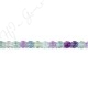 Rainbow Fluorite Plum Flower Beads