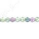 Rainbow Fluorite Pear Beads