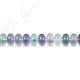 Rainbow Fluorite Roundel Beads