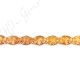 Yellow Fluorite Flat Oval Beads