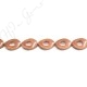 Gold Sand Stone Pear Beads