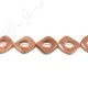 Gold Sand Stone Rhombus Beads