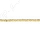 Hematine Carat Gold Color Plated [W] Snowflake Beads