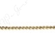 Hematine Carat Gold Color Plated [W] Heart Beads