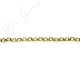 Hematine Carat Gold Color Plated [W] Hexagon Beads