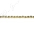 Hematine Carat Gold Color Plated [W] Snowflake Beads