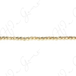 Hematine Carat Gold Color Plated [W] Star Beads