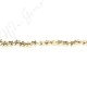 Hematine Carat Gold Color Plated [W] Star Beads