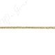 Hematine Carat Gold Color Plated [W] Oval Tube Beads