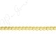 Matte Hematine Carat Gold Color Plated [W] Heart Beads