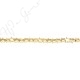 Matte Hematine Carat Gold Color Plated [W] Star Beads