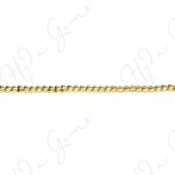 Hematine Gold Color Plated [W] Heart Beads