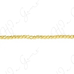 Matte Hematine Gold Color Plated [W] Star Beads