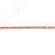 Hematine Rose Gold Color Plated [W] Drum Beads