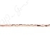 Hematine Rose Gold Color Plated [W] Leaf Beads