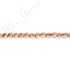 Hematine Rose Gold Color Plated [W] Shell Beads