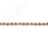 Hematine Rose Gold Color Plated [W] Snowflake Beads