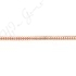 Matte Hematine Rose Gold Color Plated [W] Roundel Beads