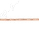 Matte Hematine Rose Gold Color Plated [W] Roundel Beads