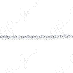 Hematine Silver Color Plated [W] Snowflake Beads