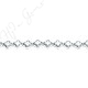 Hematine Silver Color Plated [W] Snowflake Beads